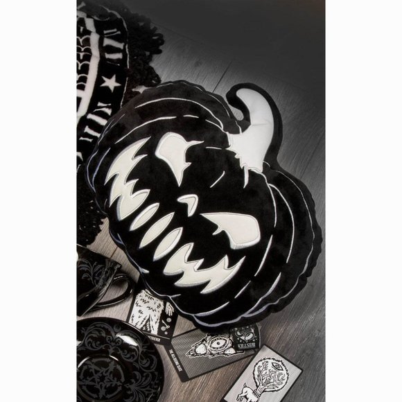 Killstar Accessories - killstar glow in the dark pumpkin pillow nwt